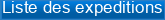 retour Liste des expeditions